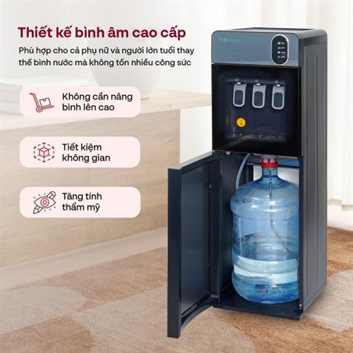 Cây nước nóng lạnh cao cấp Fujihome WD11ES 3 vòi, bình nước âm 1