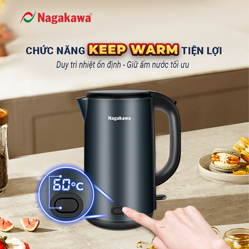 Ấm siêu tốc 1.8L Nagakawa NAG0319 5