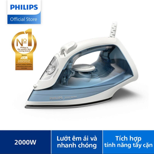 Bàn Ủi Hơi Nước Philips DST2010/20 | 2000W| mặt đế ceramic - Hàng Chính Hãng