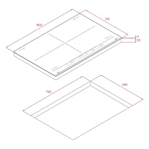 Bếp điện từ TEKA IZF 88700 MST 4
