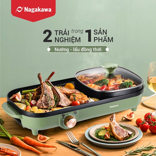 Bếp lẩu nướng điện Nagakawa NAG3104 3