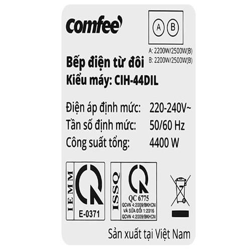 Bếp từ đôi lắp âm Comfee CIH-44DIL 8