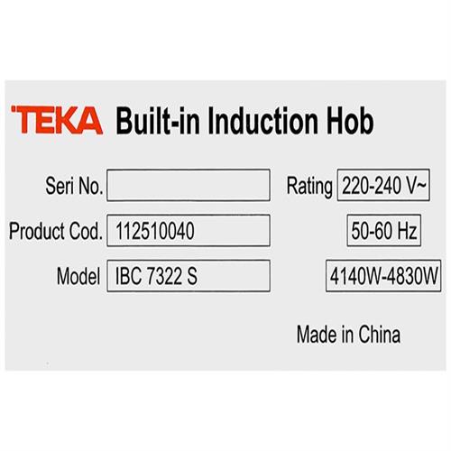 Bếp từ đôi lắp âm Teka IBC 7322 S 9