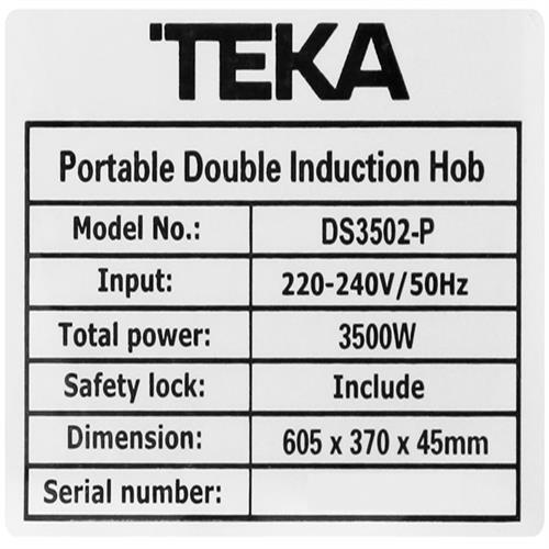Bếp từ đôi TEKA DS3502-P 8