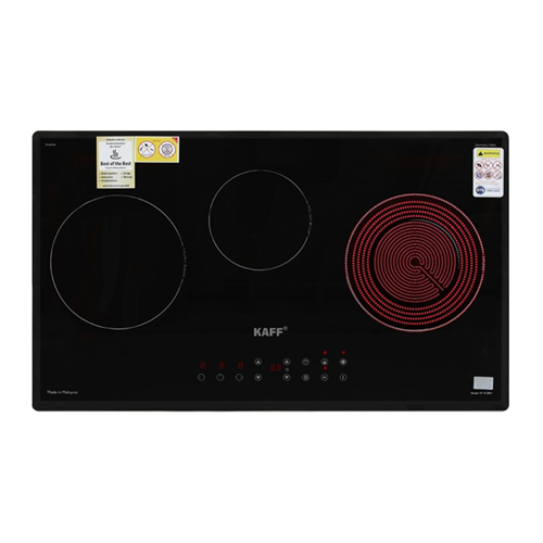 Bếp từ hồng ngoại 3 vùng nấu lắp âm KAFF KF-IC3801 0