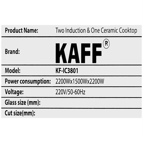 Bếp từ hồng ngoại 3 vùng nấu lắp âm KAFF KF-IC3801 10