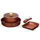 Bộ nồi Ceramic IH tay cầm rời hiệu Tiger Queen DCWCB-SET [5 món] 0