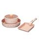 Bộ nồi Ceramic IH tay cầm rời hiệu Tiger Queen DCWCP-SET [5 món] 1