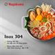 Bộ nồi inox Nagakawa Aki NAG1357 8