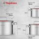Bộ nồi inox Nagakawa Aki NAG1357 5