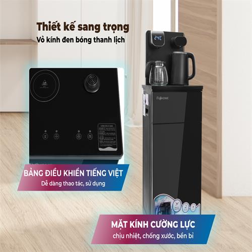 Cây nước làm nóng bình âm kết hợp bàn pha trà, cafe Fujihome TB110E-H 5