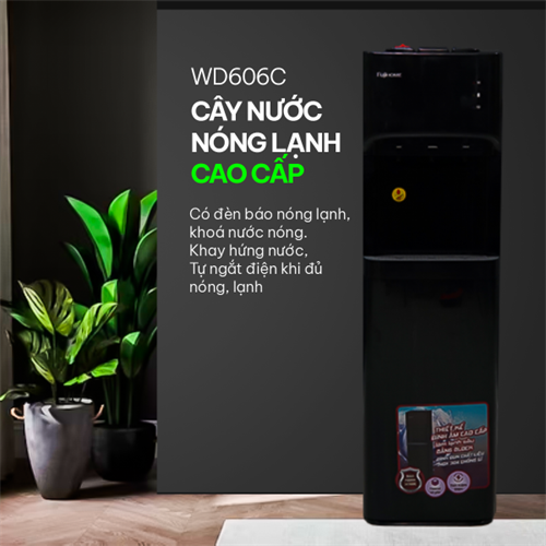 Cây nước nóng lạnh bình âm cao cấp Fujihome WD606C 4