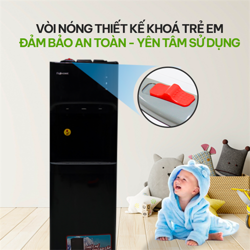 Cây nước nóng lạnh bình âm cao cấp Fujihome WD606C 2