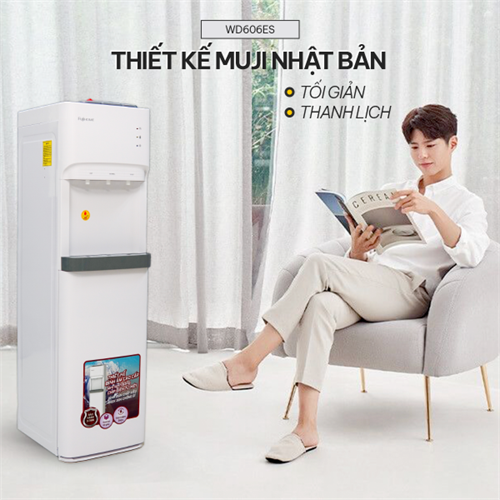 Cây nước nóng lạnh bình âm cao cấp Fujihome WD606ES 9