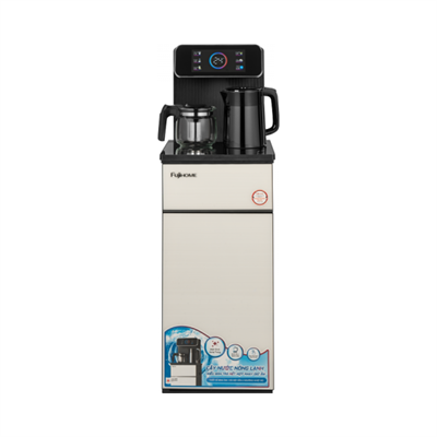 Cây nước nóng lạnh bình âm kết hợp bàn pha trà, cafe Fujihome TBD22