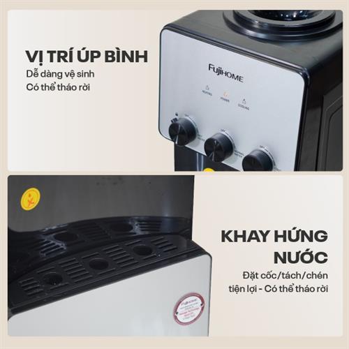 Cây nước nóng lạnh Fujihome WD677C 4