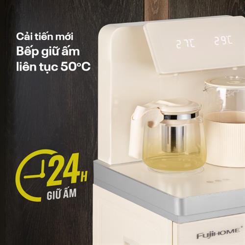 Cây nước nóng lạnh kết hợp bàn pha trà, cafe Fujihome TB -231C 4