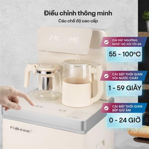 Cây nước nóng lạnh kết hợp bàn pha trà, cafe Fujihome TB -231C 2
