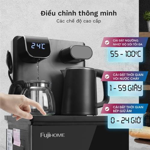 Cây nước nóng lạnh kết hợp bàn pha trà, cafe Fujihome TB110E 7