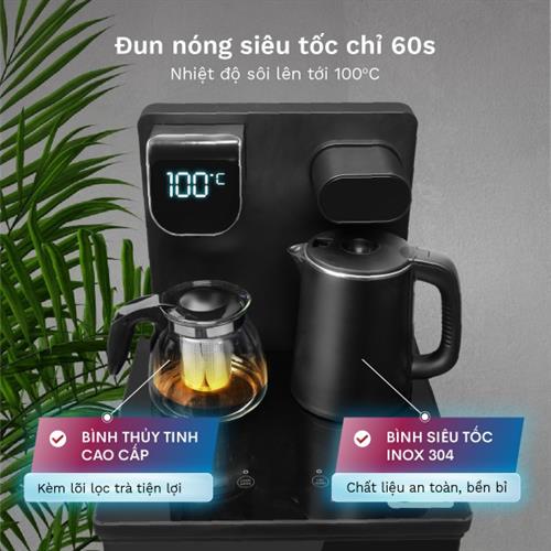 Cây nước nóng lạnh kết hợp bàn pha trà, cafe Fujihome TB110E 3