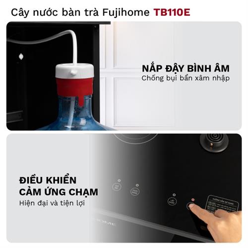 Cây nước nóng lạnh kết hợp bàn pha trà, cafe Fujihome TB110E 2