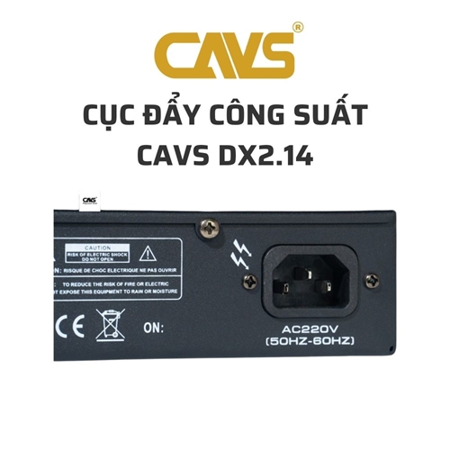 Cục đẩy công suất CAVS DX2.26 (2 kênh, class D, 2600W) 3