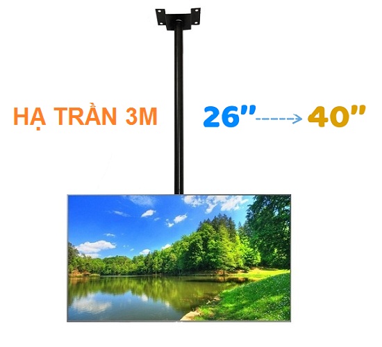 GIÁ TREO TIVI THẢ TRẦN VN DÀI 3M (26