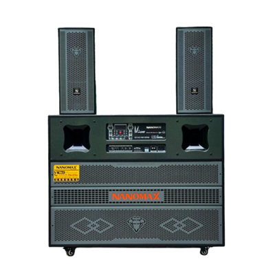 Loa Kéo Bình & Điện Nanomax Pro-215A Bass Đôi 40cm 2250w