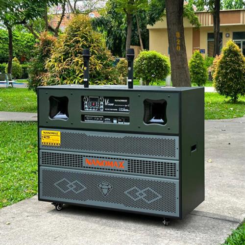 Loa Kéo Bình & Điện Nanomax Pro-215A Bass Đôi 40cm 2250w 8