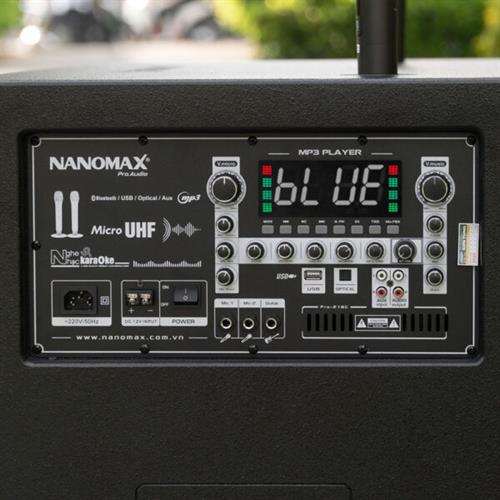 Loa Kéo Bình & Điện Nanomax Pro-218C Bass Đôi 50cm 3000w 9