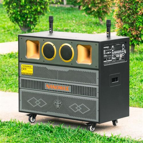 Loa Kéo Bình & Điện Nanomax Pro-218C Bass Đôi 50cm 3000w 5
