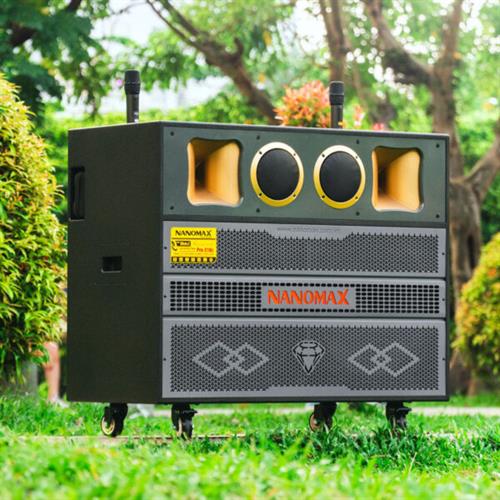 Loa Kéo Bình & Điện Nanomax Pro-218C Bass Đôi 50cm 3000w 3