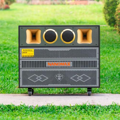 Loa Kéo Bình & Điện Nanomax Pro-218C Bass Đôi 50cm 3000w 1