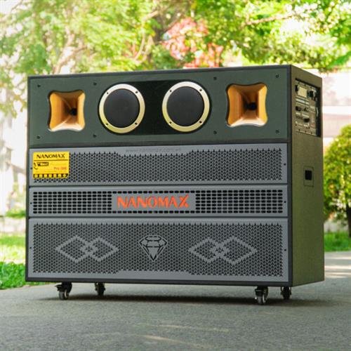 Loa Kéo Bình & Điện Nanomax Pro-300 Bass Đôi 40cm 2250w 4