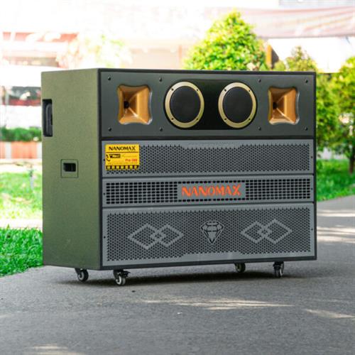 Loa Kéo Bình & Điện Nanomax Pro-300 Bass Đôi 40cm 2250w 6