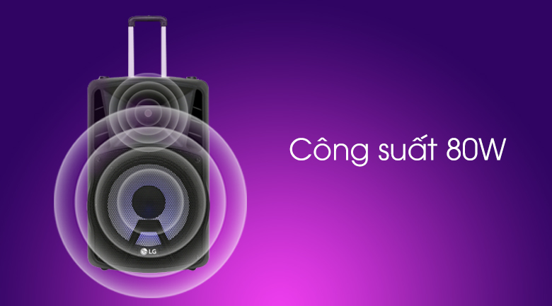 Loa kéo karaoke LG RK4 80W 2