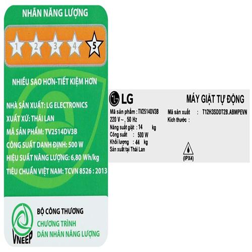 Máy giặt LG AI DD Inverter 14 kg TV2514DV3B 6
