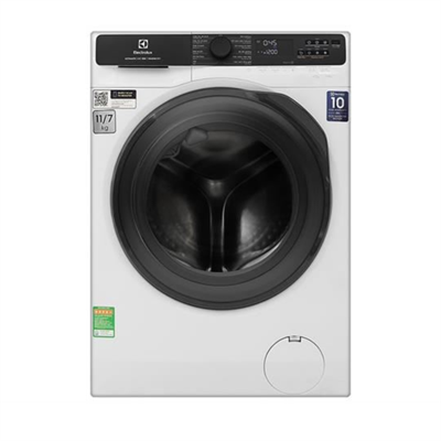 Máy giặt sấy Electrolux Inverter Giặt 11Kg + sấy 7Kg EWW1123P5WC