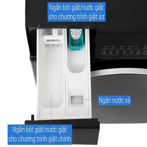 Máy giặt sấy Hisense Inverter giặt 10.5 kg - sấy 7 kg WD105M3 4