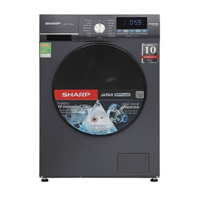 Máy giặt Sharp Inverter 9 kg ES-FM90CB-SB