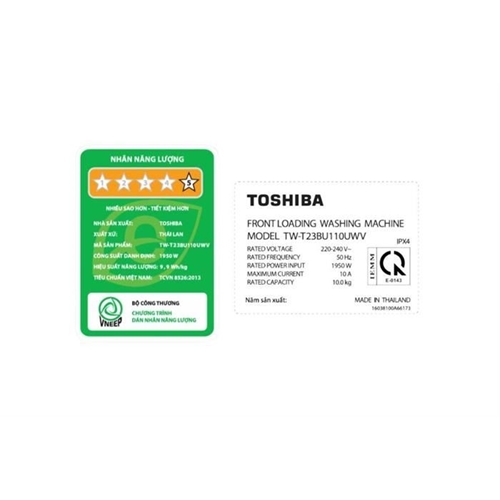 Máy giặt Toshiba Inverter 10 kg TW-T23BU110UWV(MG) 3