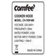 Máy hút mùi âm tủ Comfee CH-70SF49B 8