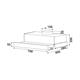 MÁY HÚT MÙI ÂM TỦ KÉO KF-TL1007W 1