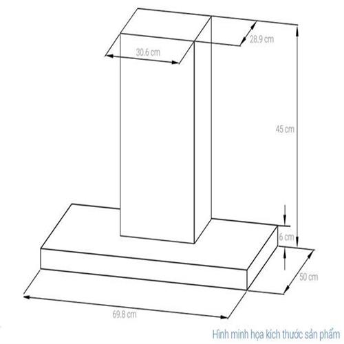 Máy hút mùi áp tường Comfee AI Connect CH-70TM77B 12