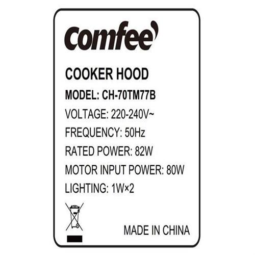 Máy hút mùi áp tường Comfee AI Connect CH-70TM77B 13