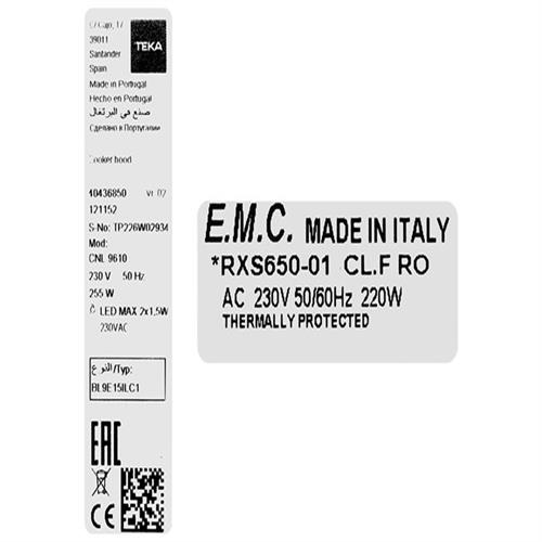 Máy hút mùi TEKA CNL 9610 9
