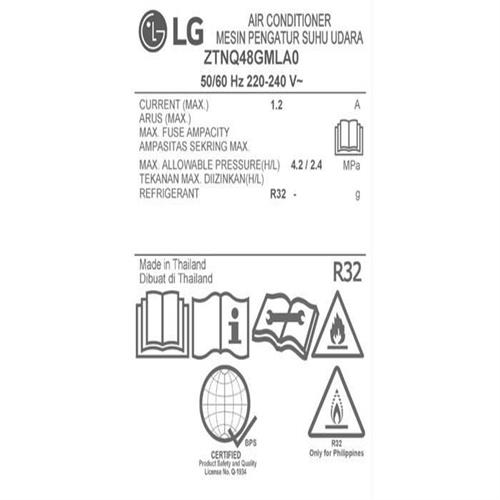 Máy lạnh âm trần LG Inverter 5 HP ZTNQ48GMLA0 2