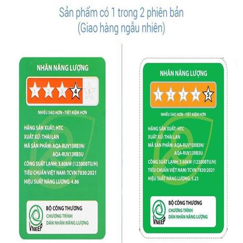Máy lạnh AQUA Inverter 1.5 HP AQA-RUV13RB3 9