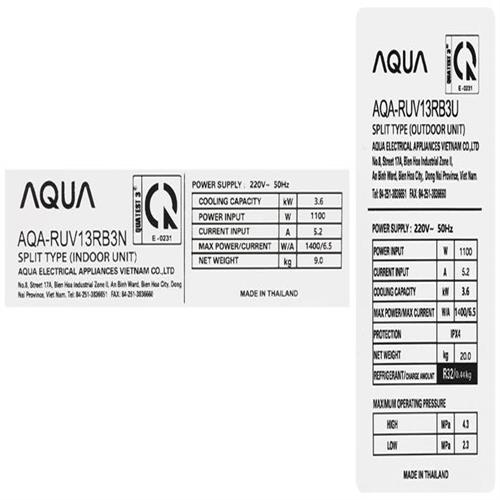 Máy lạnh AQUA Inverter 1.5 HP AQA-RUV13RB3 8