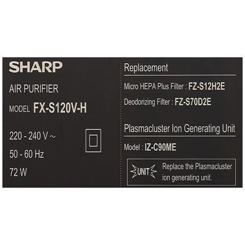 Máy lọc không khí Sharp FX-S120V-H 72W 11